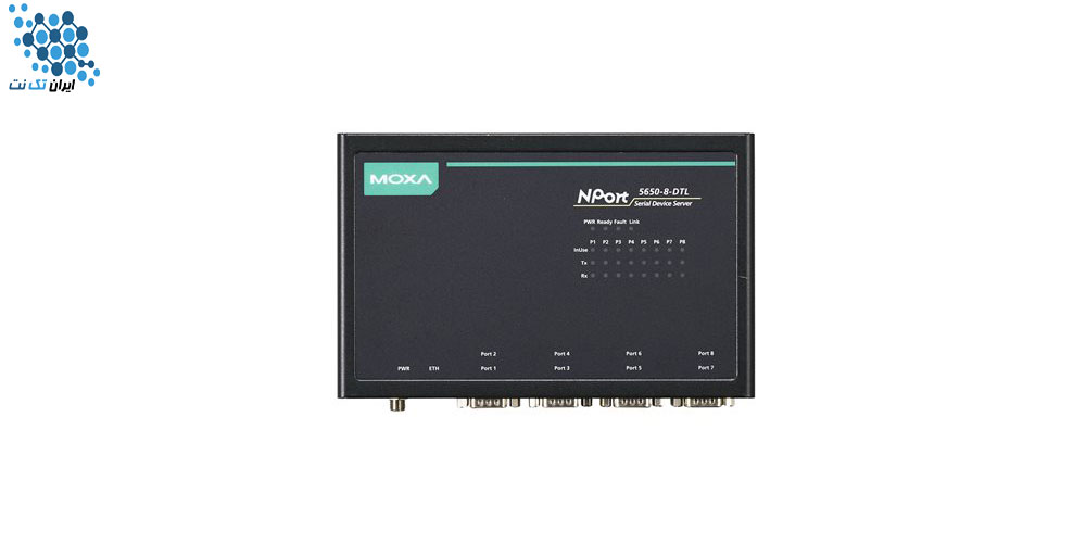 مبدل سریال به اترنت موگزا MOXA NPort 5650-8-DTL-T